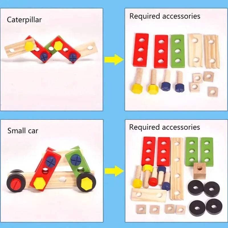 Montessori Kids Toolbox Set For Educational Pretend Play - ToylandEU