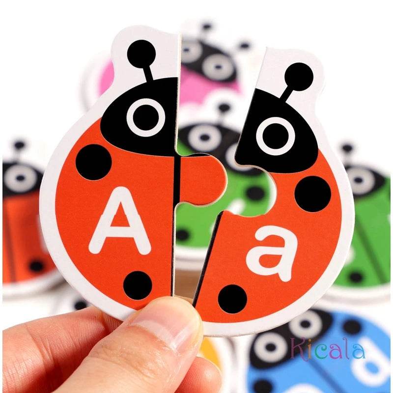 Montessori Letter Matching Game Kid Colors Cognitive Alphabet Logical Thinking Education Toy - ToylandEU