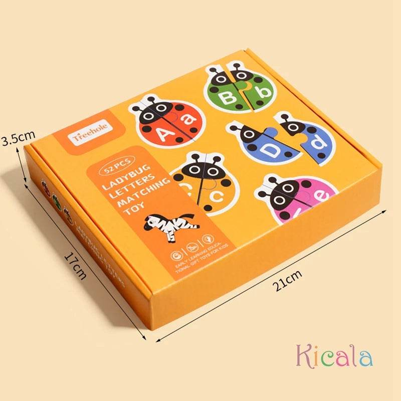 Montessori Letter Matching Game Kid Colors Cognitive Alphabet Logical Thinking Education Toy - ToylandEU