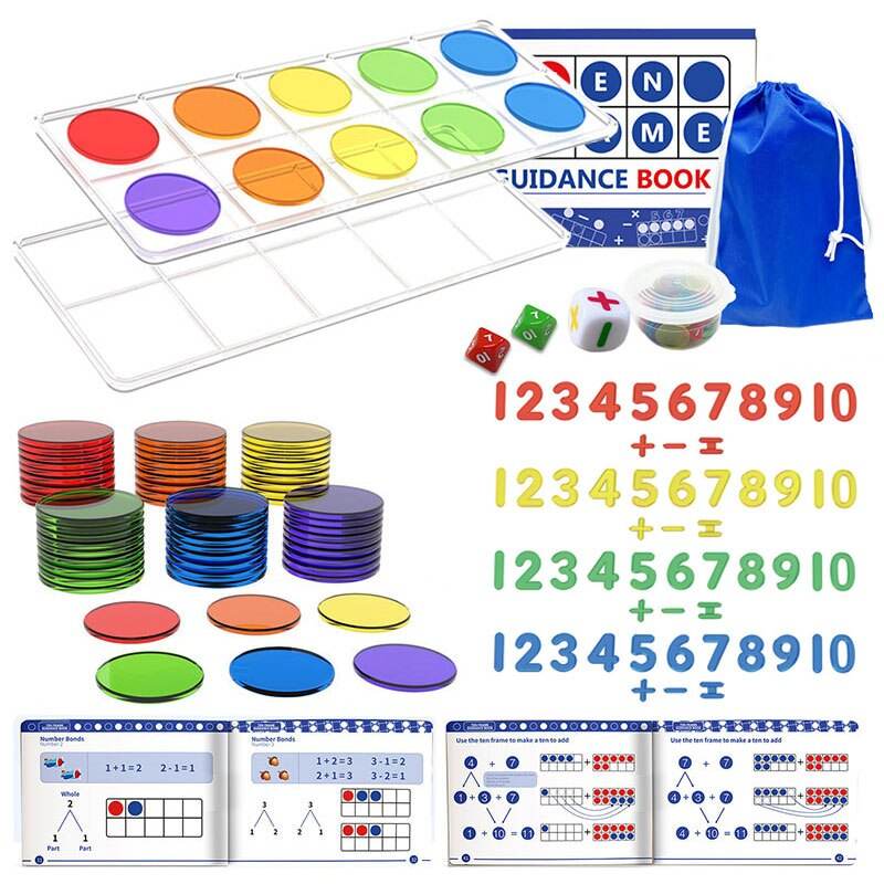 Montessori Light Table Kit for Sensory Math & Nature Learning Ages 6-12 - ToylandEU