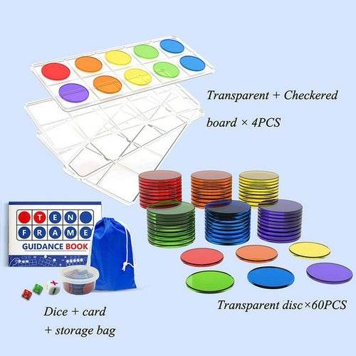Montessori Light Table Kit for Sensory Math & Nature Learning Ages 6-12 - ToylandEU