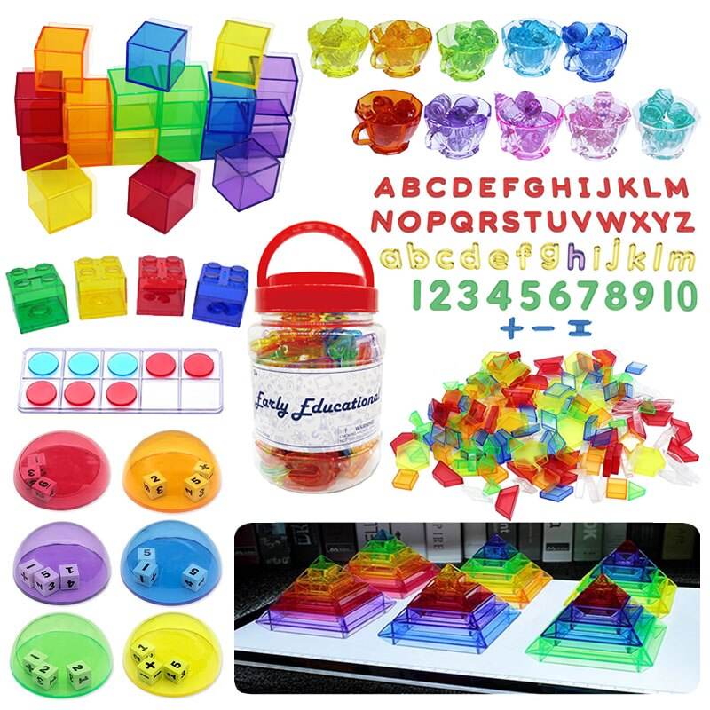 Montessori Light Table Kit for Sensory Math & Nature Learning Ages 6-12 - ToylandEU