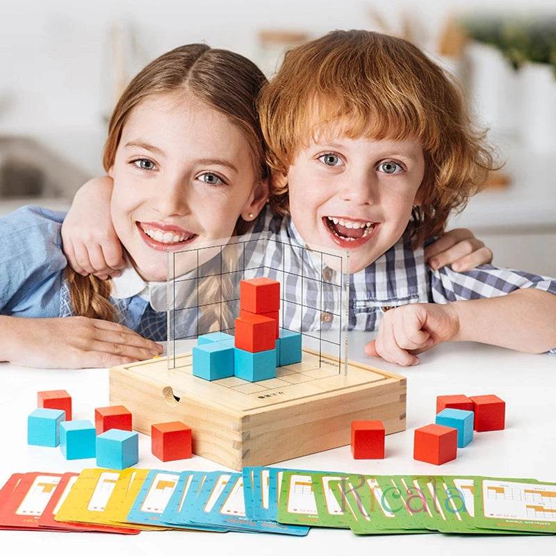 Montessori Wooden Puzzle Toy for Early Learning & Cognitive Skills - ToylandEU