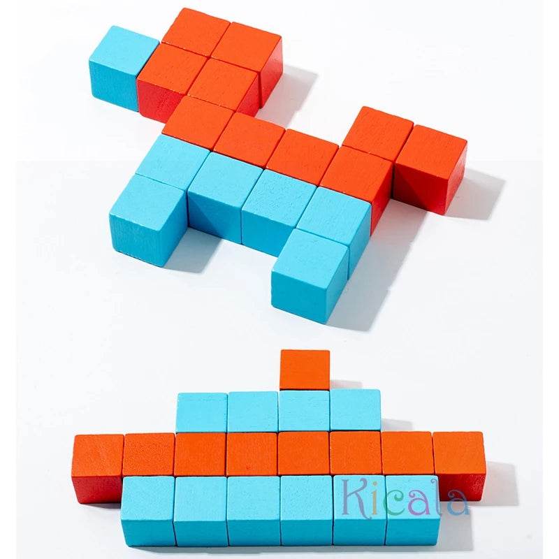 Montessori Wooden Puzzle Toy for Early Learning & Cognitive Skills - ToylandEU