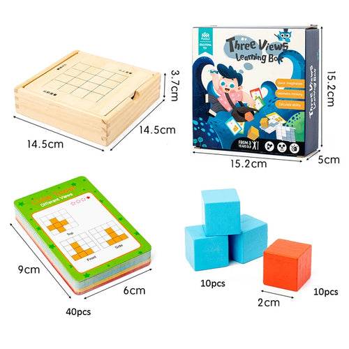 Montessori Wooden Puzzle Toy for Early Learning & Cognitive Skills - ToylandEU