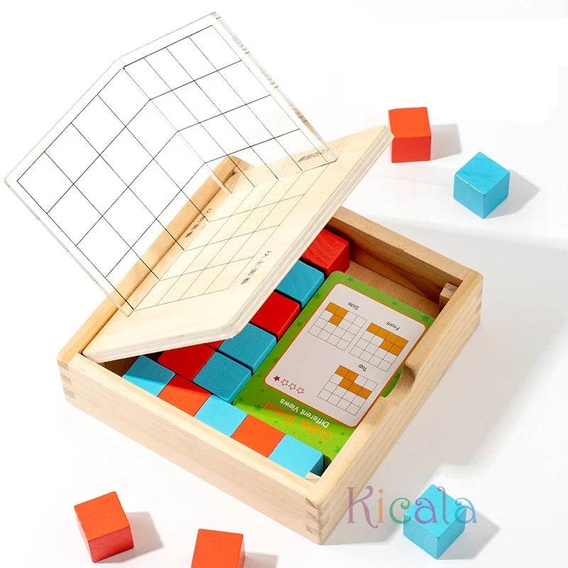 Montessori Wooden Puzzle Toy for Early Learning & Cognitive Skills - ToylandEU