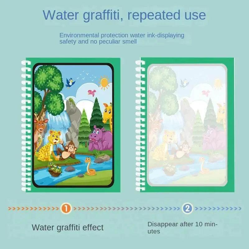  Montessori Magic Water Drawing Book for Kids Reusable Toy -  ToylandEU™