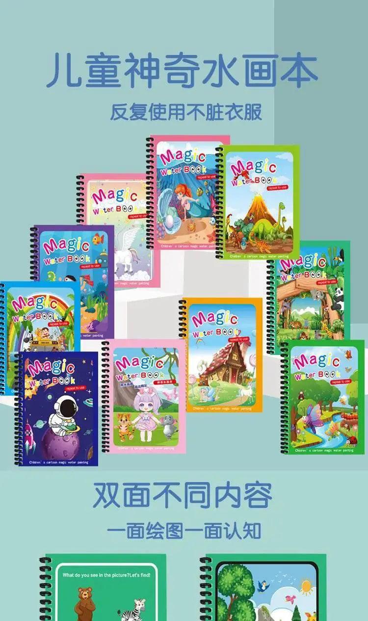  Montessori Magic Water Drawing Book for Kids Reusable Toy -  ToylandEU™