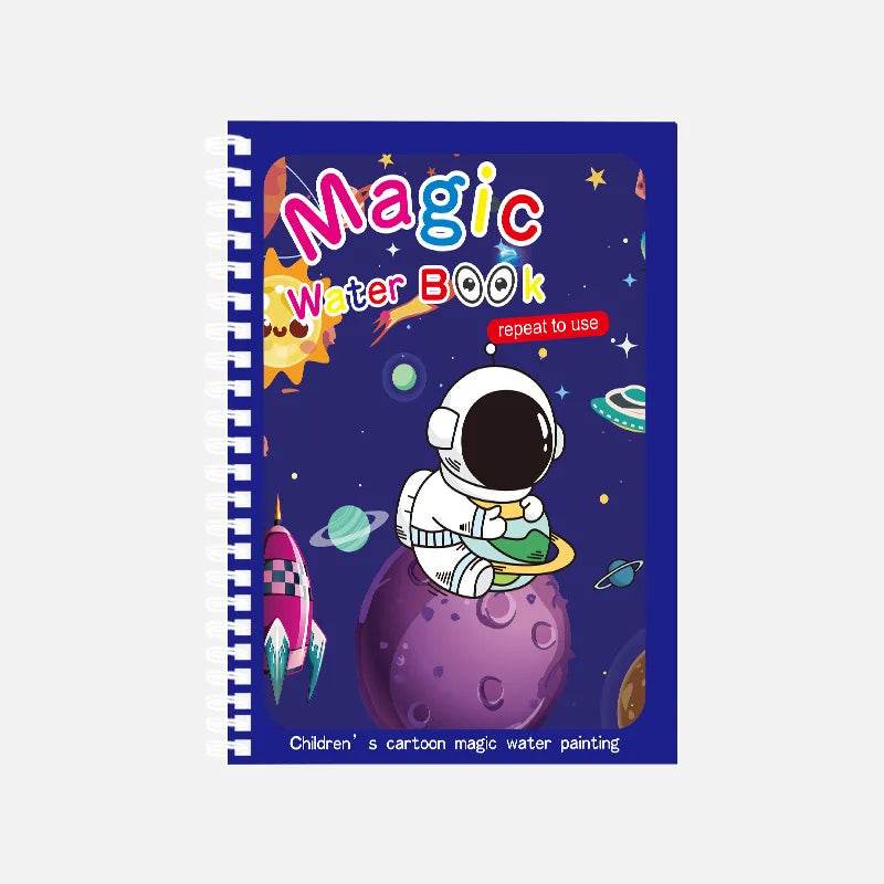 Children's Magic Water Drawing Book Montessori Reusable Coloring Book Sensory Educational Painting Toy - ToylandEU
