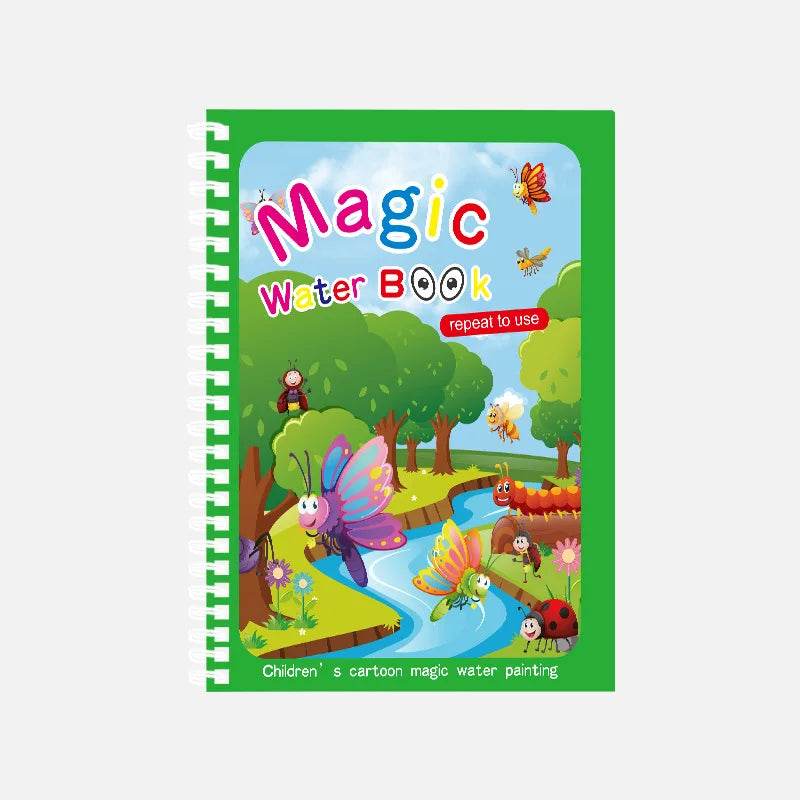 Children's Magic Water Drawing Book Montessori Reusable Coloring Book Sensory Educational Painting Toy - ToylandEU