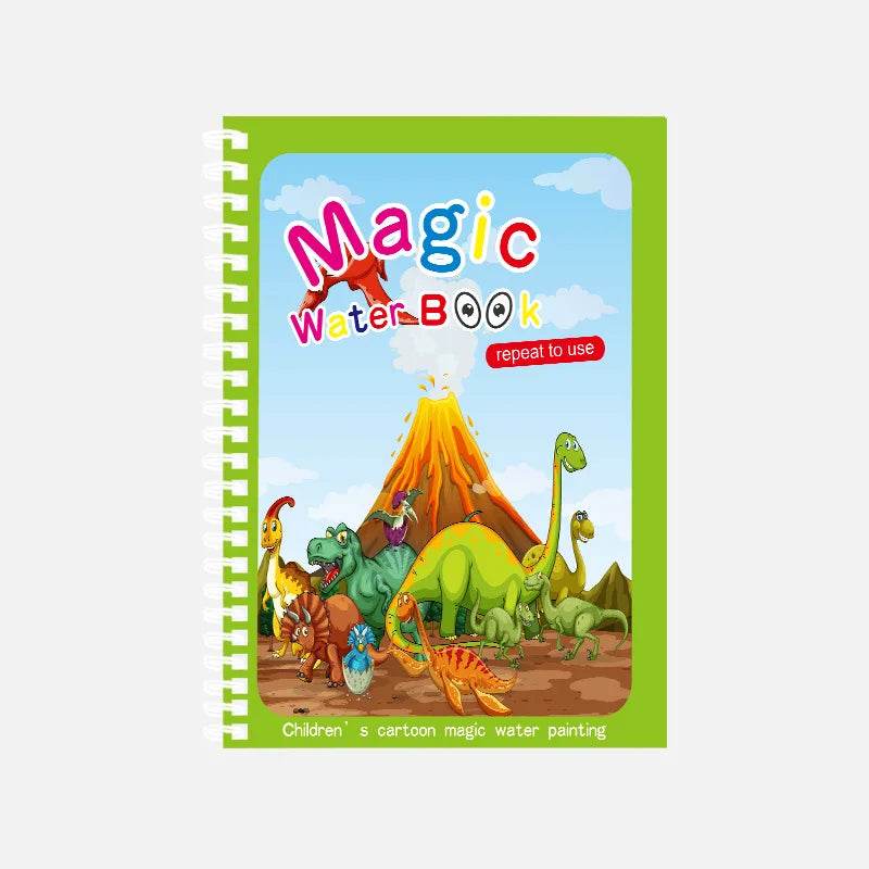 Children's Magic Water Drawing Book Montessori Reusable Coloring Book Sensory Educational Painting Toy - ToylandEU