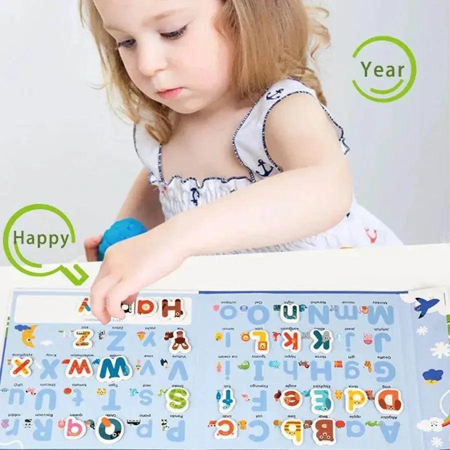  Montessori Magnetic Alphabet Letters Book For Kids 26 Letters English Learning Toy -  ToylandEU™
