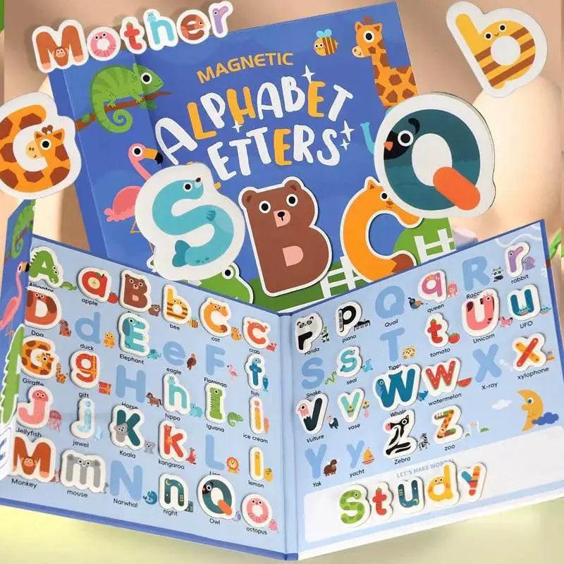  Montessori Magnetic Alphabet Letters Book For Kids 26 Letters English Learning Toy -  ToylandEU™