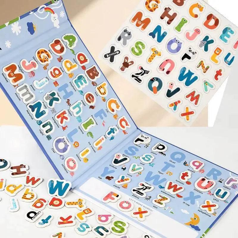  Montessori Magnetic Alphabet Letters Book For Kids 26 Letters English Learning Toy -  ToylandEU™