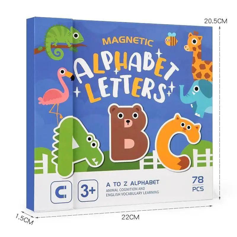  Montessori Magnetic Alphabet Letters Book For Kids 26 Letters English Learning Toy -  ToylandEU™