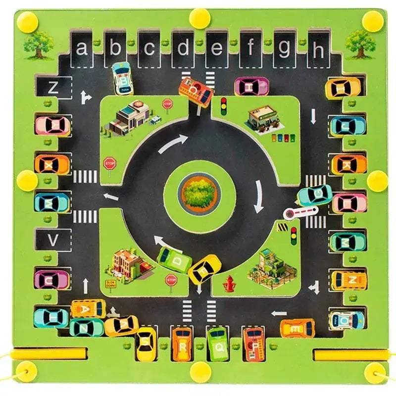Montessori Magnetic Alphabet Maze Board For Fine Motor Skills - ToylandEU