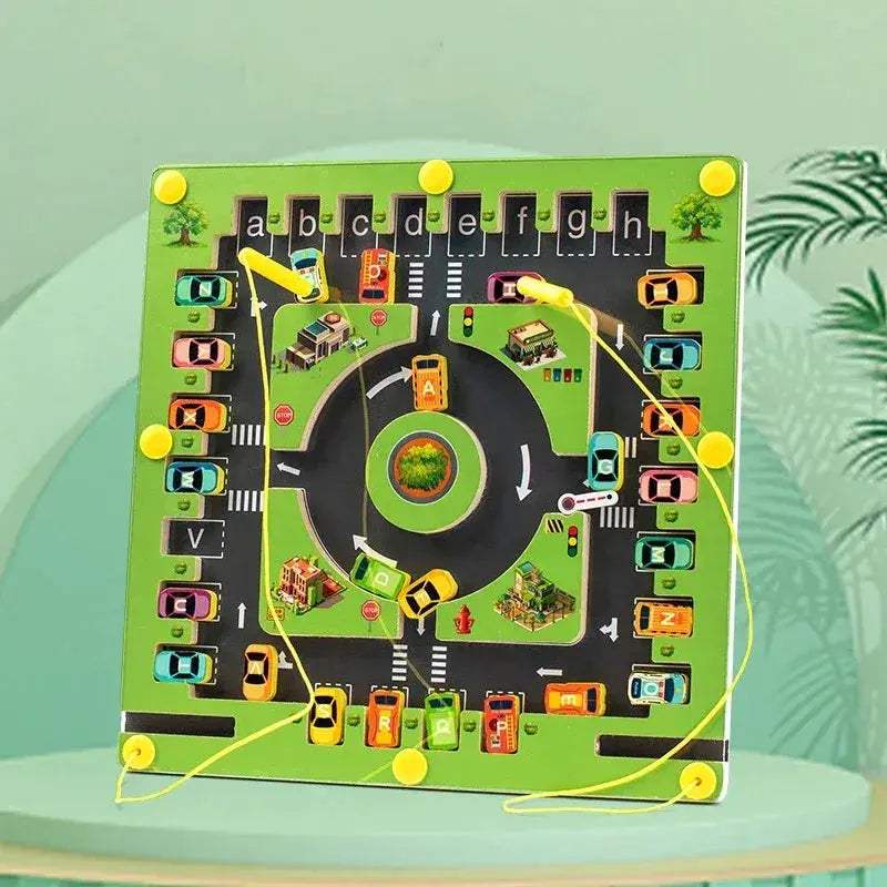 Montessori Magnetic Alphabet Maze Board For Fine Motor Skills - ToylandEU