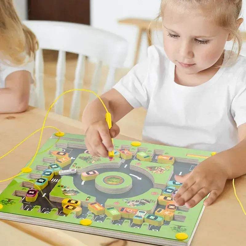 Montessori Magnetic Alphabet Maze Board For Fine Motor Skills - ToylandEU