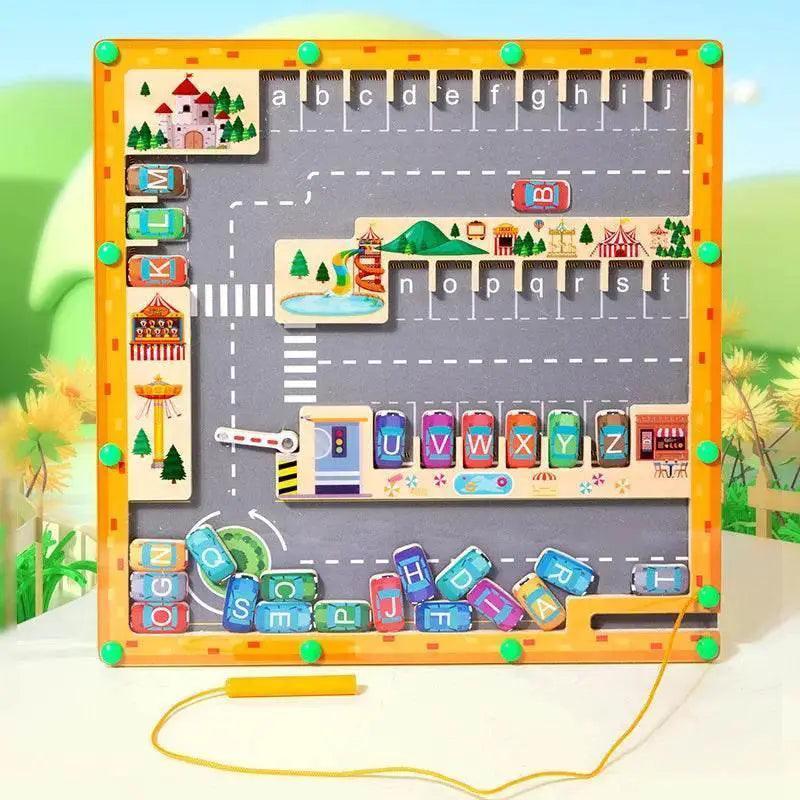  Montessori Magnetic Alphabet Maze Puzzle for Kids -  ToylandEU™