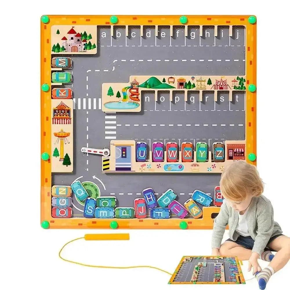  Montessori Magnetic Alphabet Maze Puzzle for Kids -  ToylandEU™