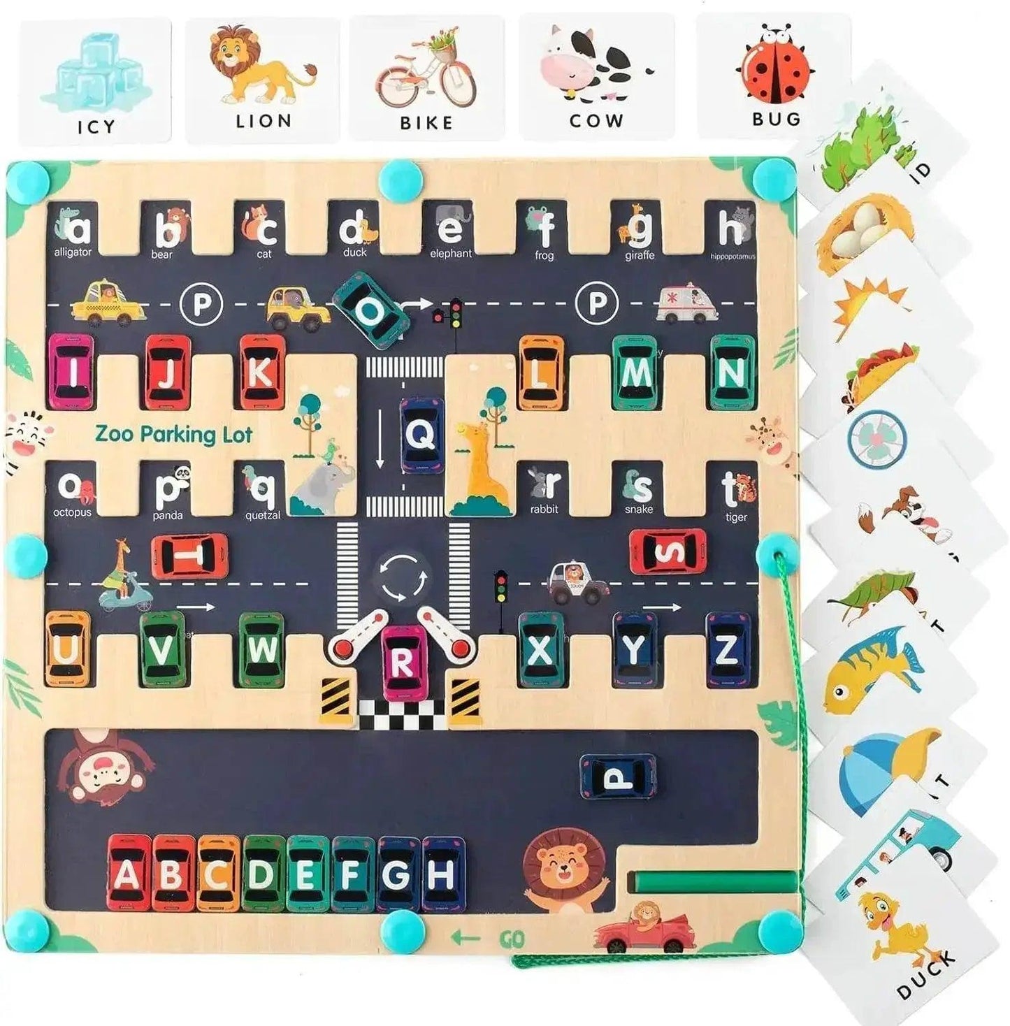  Montessori Magnetic Alphabet Maze Puzzle for Kids -  ToylandEU™