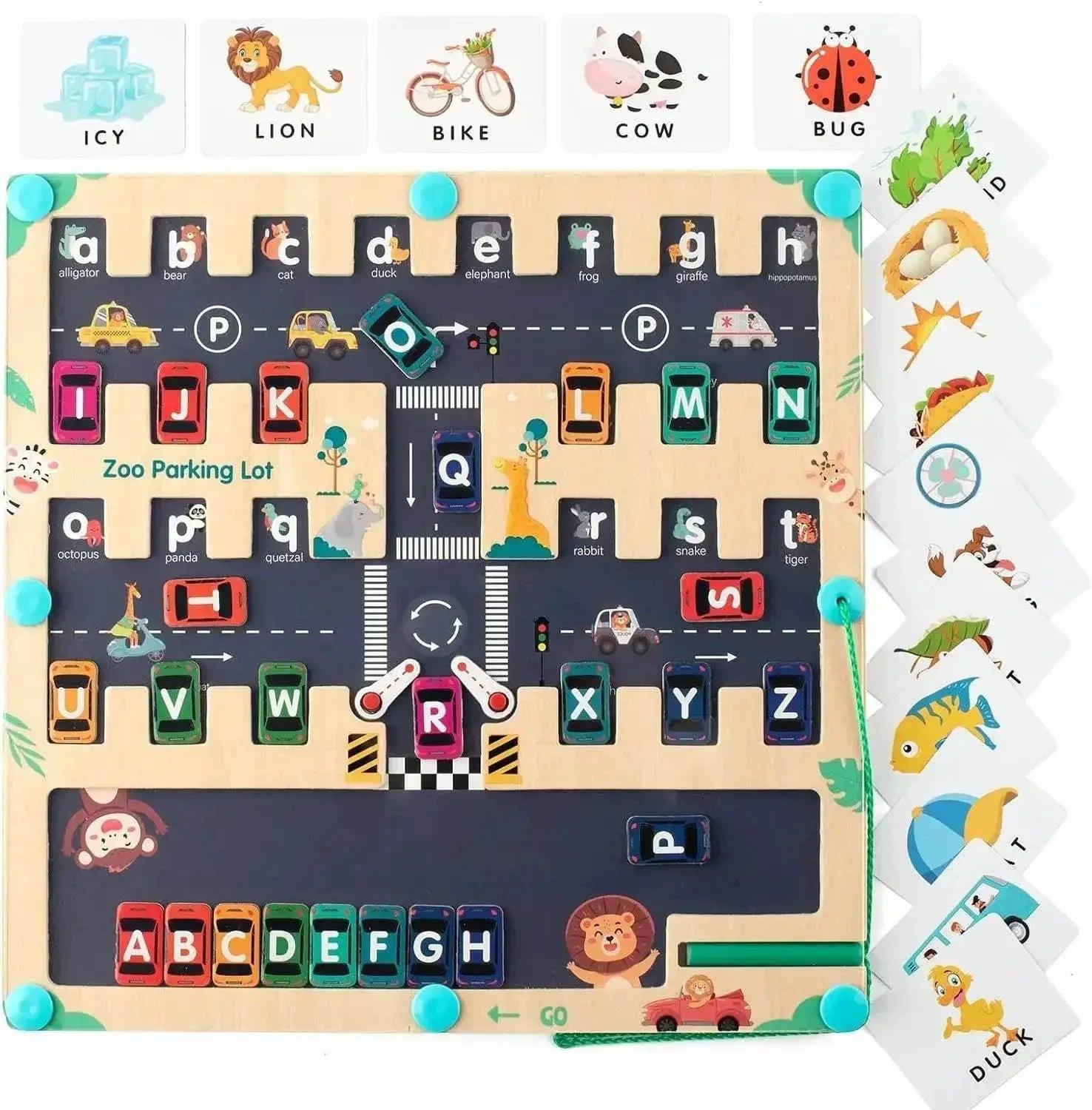  Montessori Magnetic Alphabet Maze Puzzle for Kids -  ToylandEU™