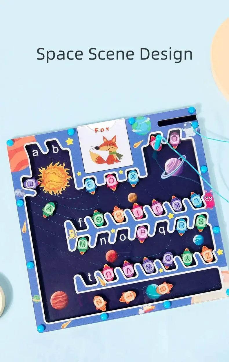  Montessori Magnetic Alphabet Maze Puzzle for Kids -  ToylandEU™