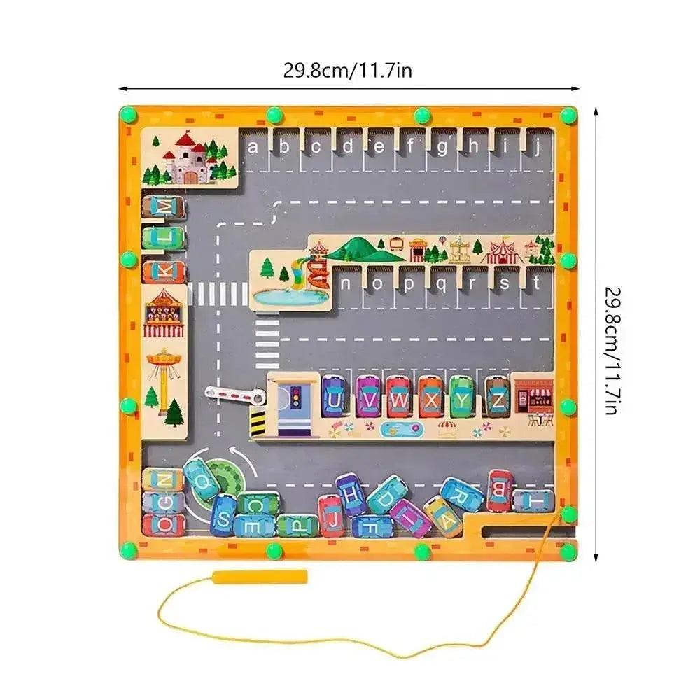  Montessori Magnetic Alphabet Maze Puzzle for Kids -  ToylandEU™