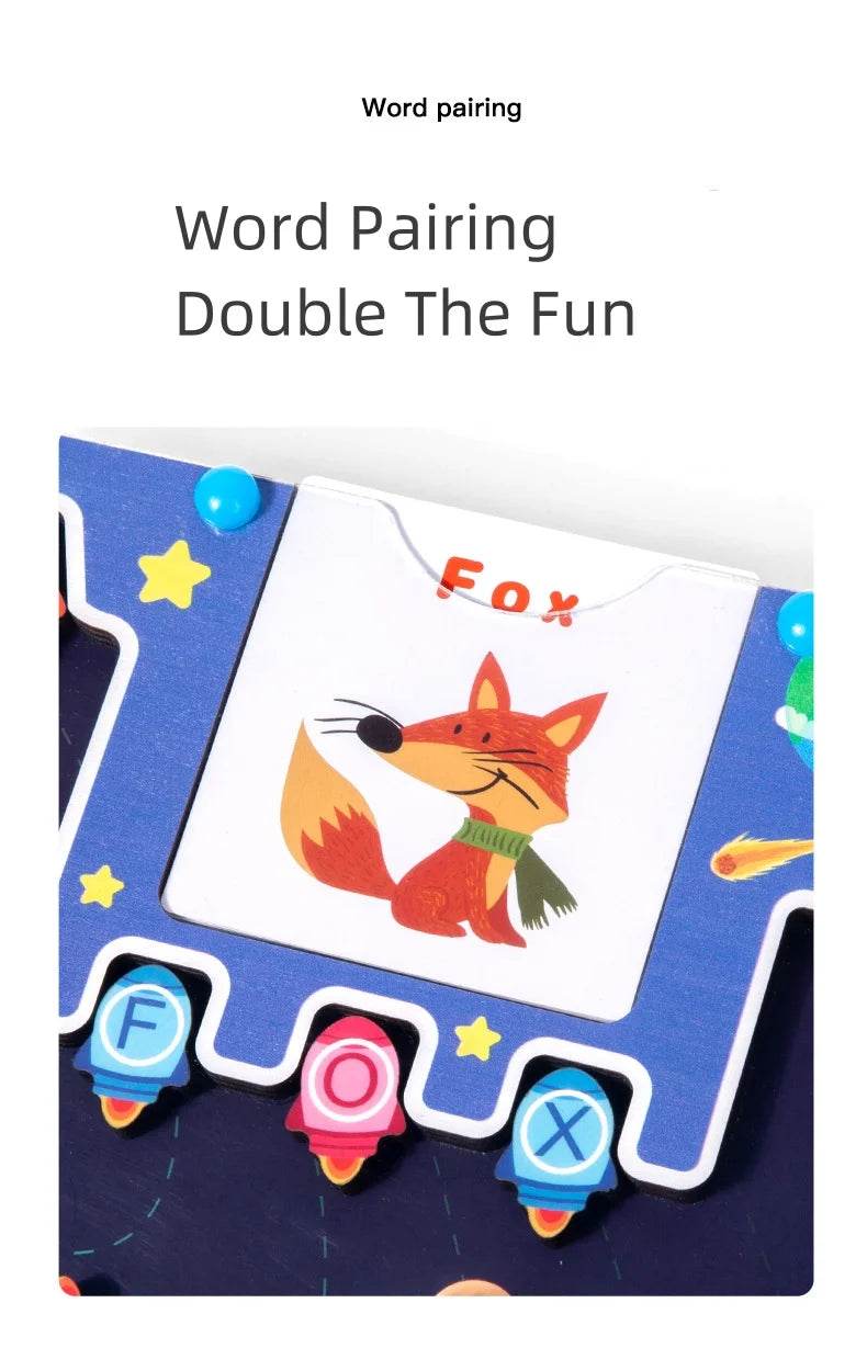 Montessori Magnetic Alphabet Maze Letter Puzzle Gifts for Kids Parking Lot Puzzles for Children Preschool Girls Boys Kids - ToylandEU