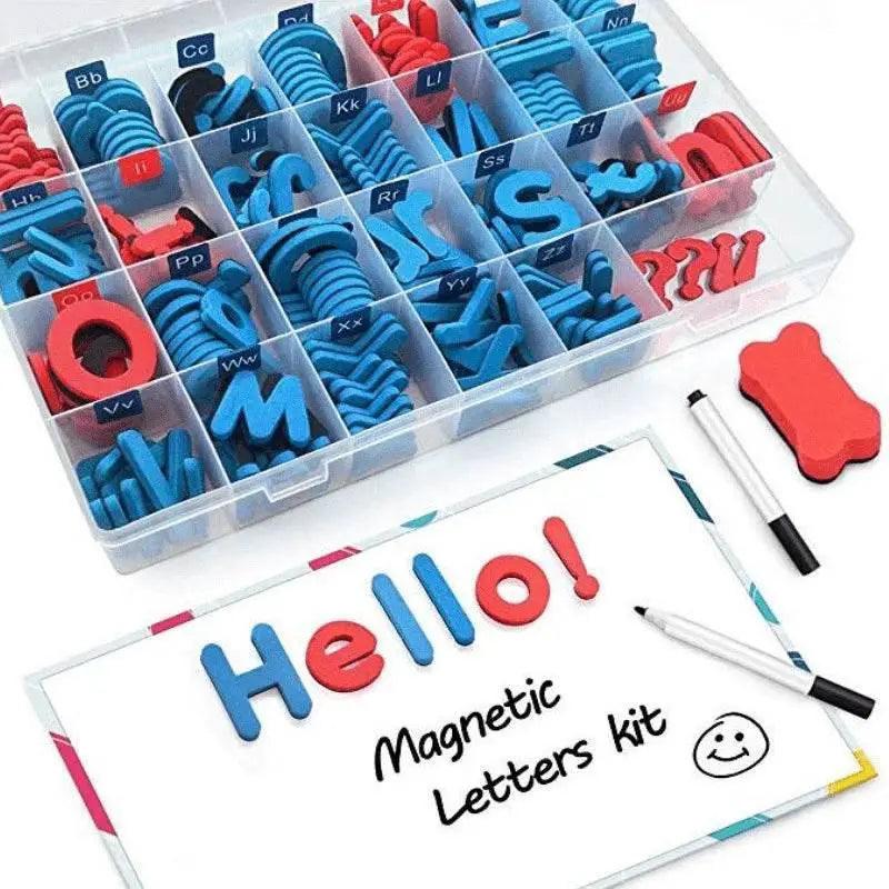  Montessori Magnetic Alphabet and Number Set for Refrigerator 3D Puzzle Educational Toys for Kids -  ToylandEU™