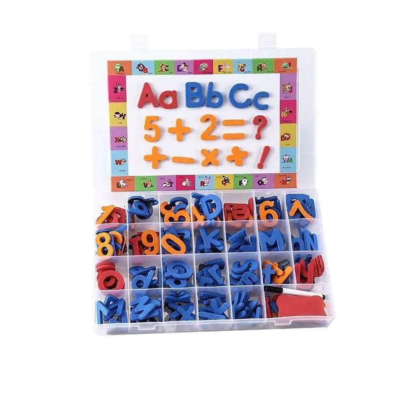  Montessori Magnetic Alphabet and Number Set for Refrigerator 3D Puzzle Educational Toys for Kids -  ToylandEU™