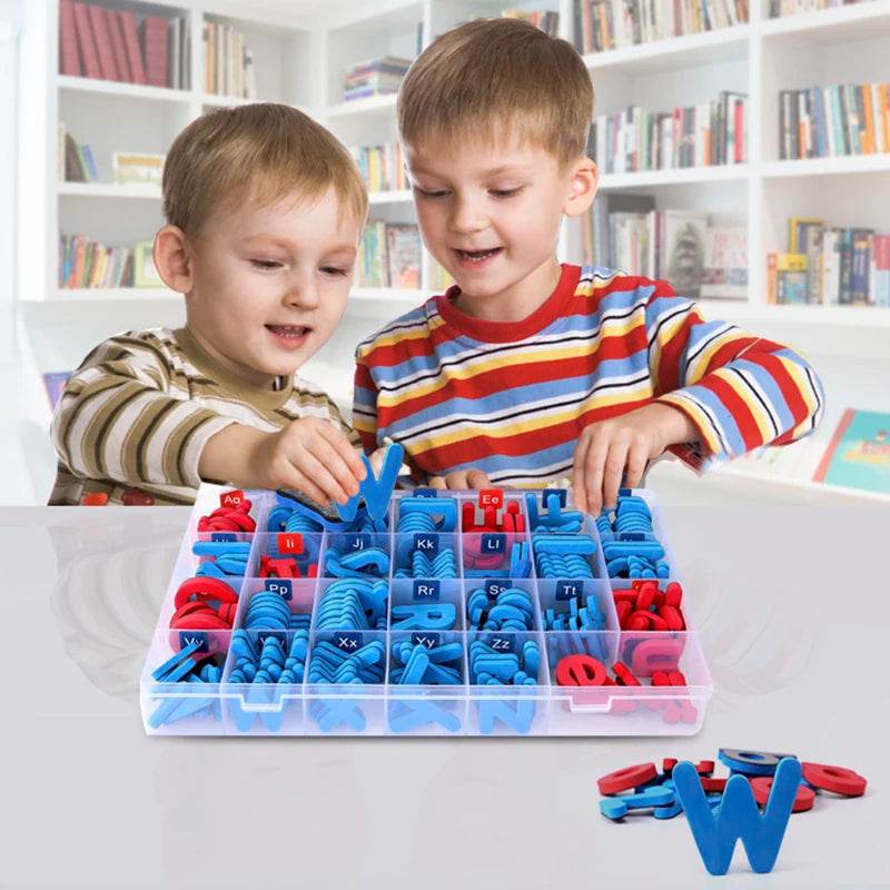 Montessori Magnetic Alphabet Number Set Refrigerator Stickers Early Learning 3D Puzzle Educational Toys Gifts for Children Kids - ToylandEU
