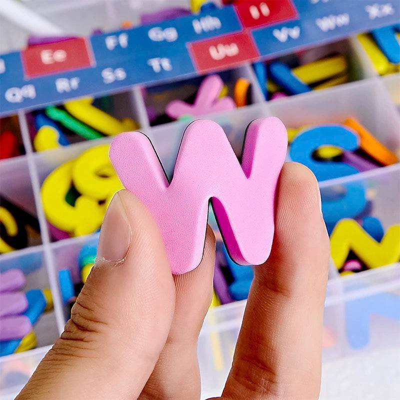 Montessori Magnetic Alphabet Number Set Refrigerator Stickers Early Learning 3D Puzzle Educational Toys Gifts for Children Kids - ToylandEU