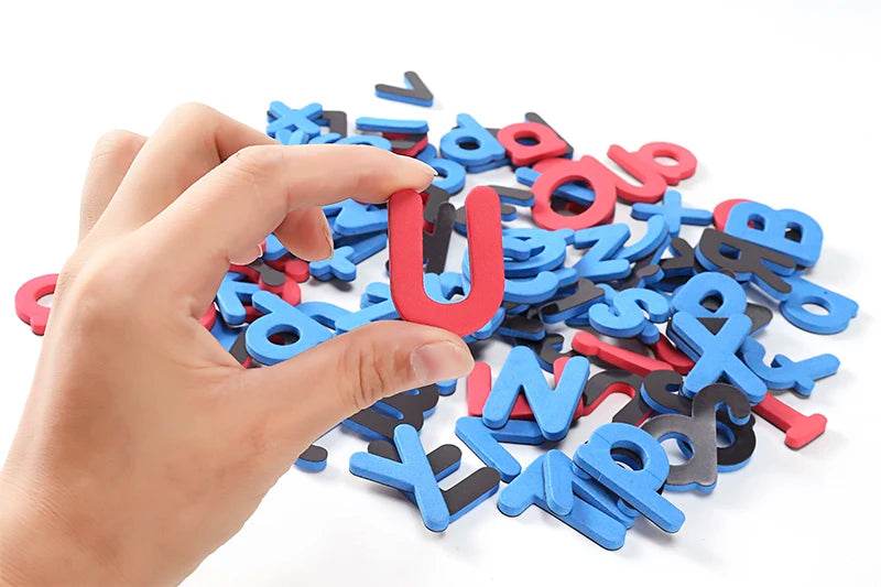 Montessori Magnetic Alphabet Number Set Refrigerator Stickers Early Learning 3D Puzzle Educational Toys Gifts for Children Kids - ToylandEU