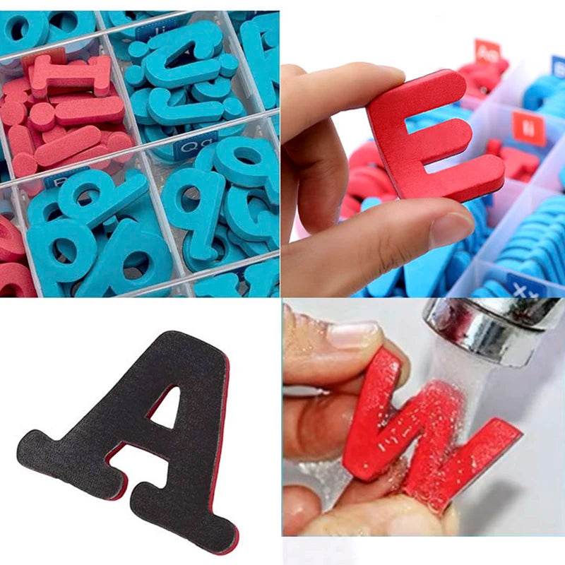 Montessori Magnetic Alphabet Number Set Refrigerator Stickers Early Learning 3D Puzzle Educational Toys Gifts for Children Kids - ToylandEU