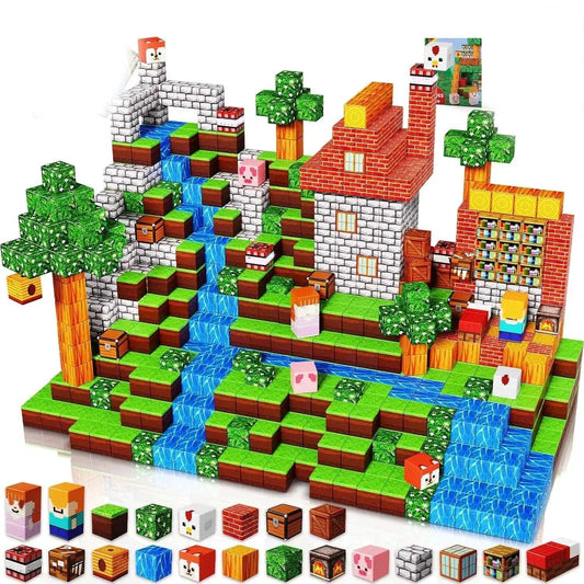  Montessori Magnetic Building Blocks Sensory Cubes Safe -  ToylandEU™