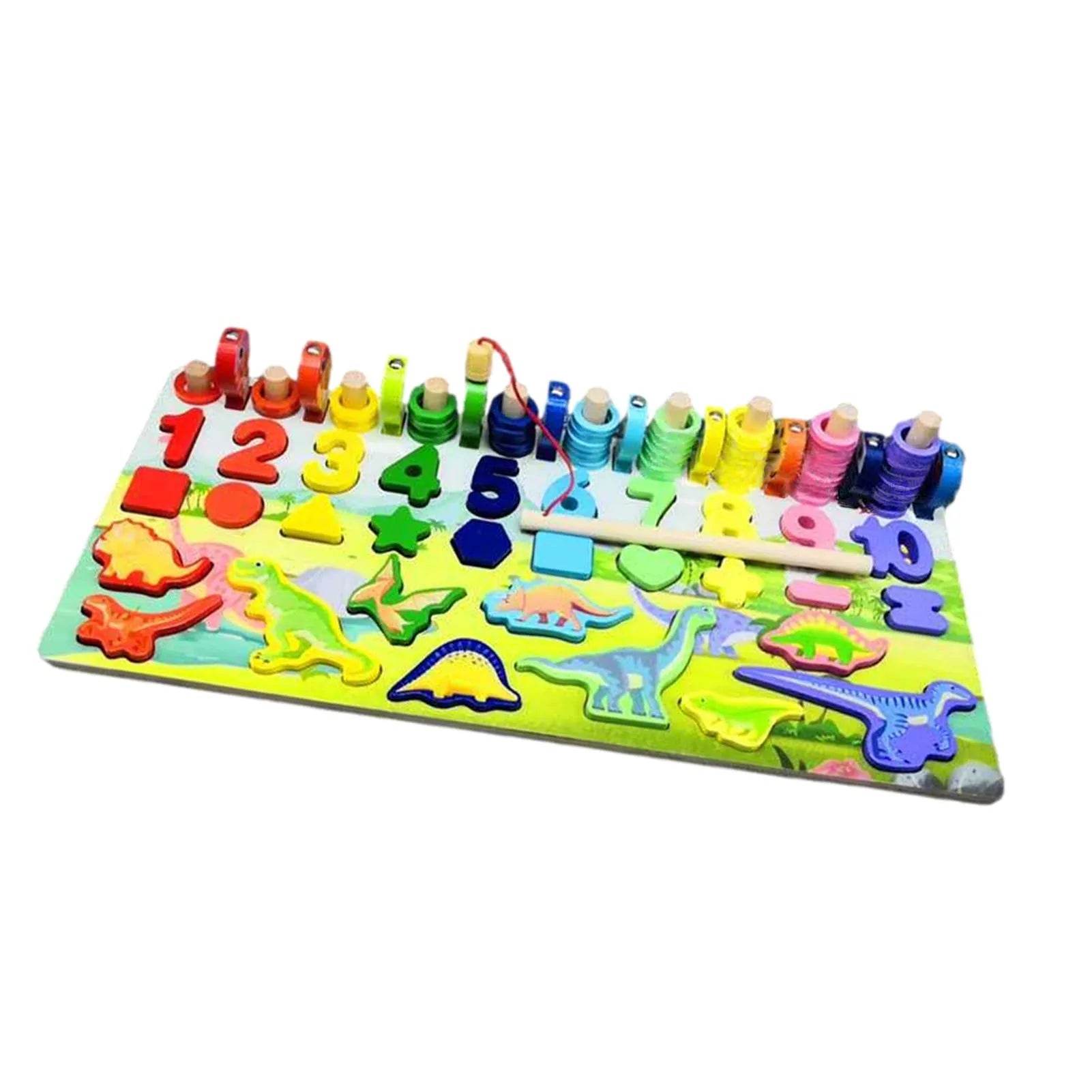 Interactive Montessori Math Fishing Board - Wooden Learning Toy for Toddlers - ToylandEU
