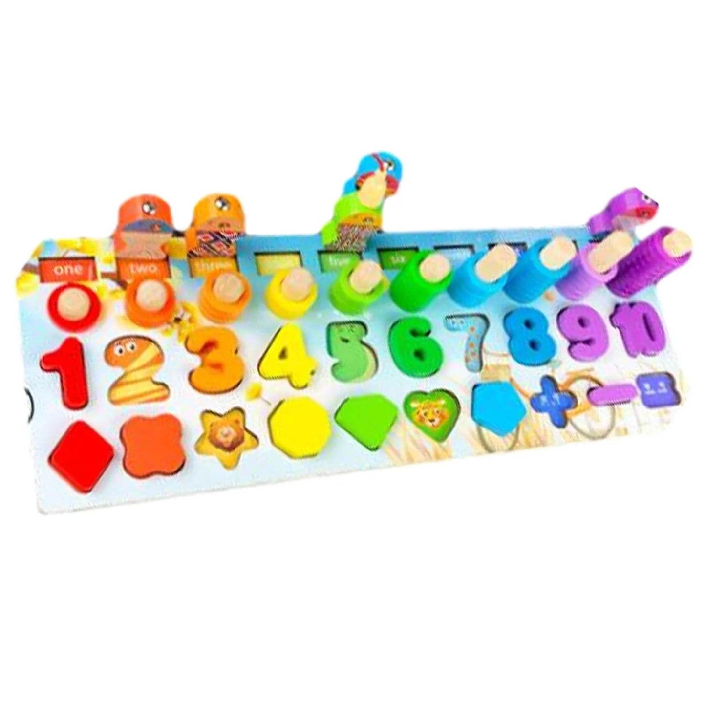 Interactive Montessori Math Fishing Board - Wooden Learning Toy for Toddlers - ToylandEU