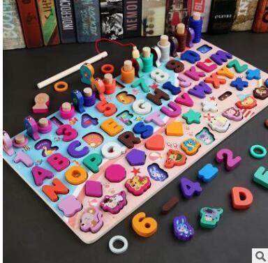 لعبة صيد الرياضيات من مونتيسوري: لعبة تعليمية ممتعة للأطفال من عمر سنة إلى ثلاث سنوات - ToylandEU