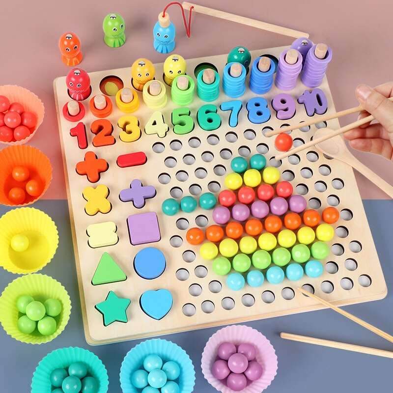 Montessori Math Fishing Game: Fun Learning Toy for Toddlers 1-3 Years - ToylandEU