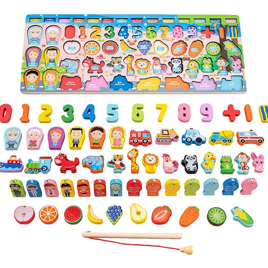 Montessori Math Learning Wooden Toys for Kids 1 Year and Up - ToylandEU