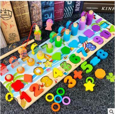 Montessori Math Learning Wooden Toys for Kids 1 Year and Up - ToylandEU