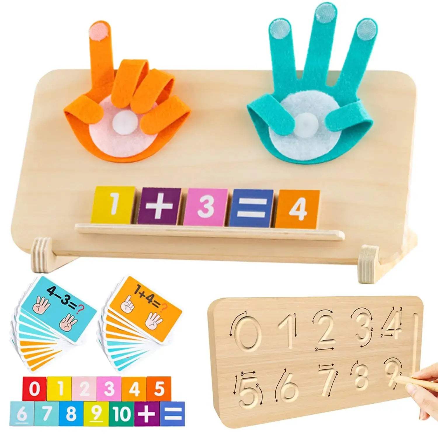Montessori Math Manipulatives For Toddlers DoubleSided Blocks - ToylandEU