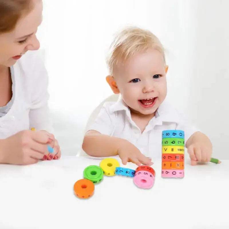 Montessori Math Puzzle Magnetic Blocks for Early Numeracy Learning - ToylandEU