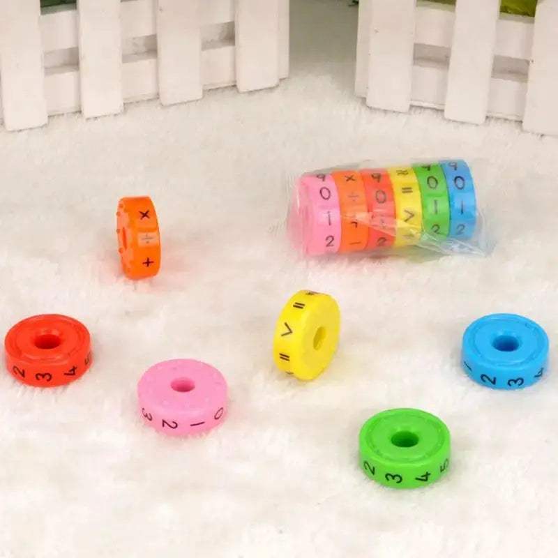 Montessori Math Puzzle Magnetic Blocks for Early Numeracy Learning - ToylandEU