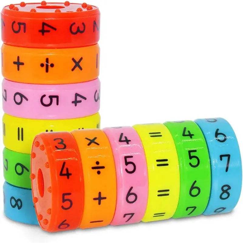 Montessori Math Puzzle Magnetic Blocks for Early Numeracy Learning - ToylandEU
