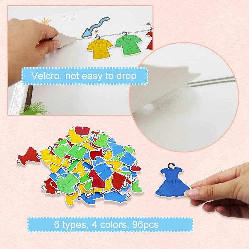 High-Quality Montessori Math Puzzle Game with Colorful Shapes for Children Aged 3 to 6 Years - ToylandEU