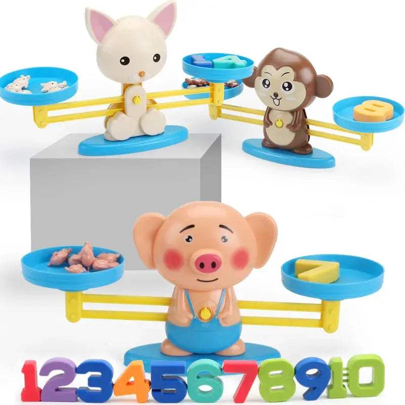 Montessori Math Toy Balance Scale Educational For Kids - ToylandEU