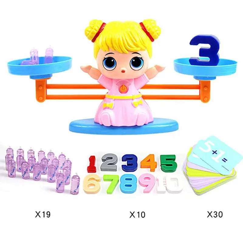 Montessori Math Toy Balance Scale Educational For Kids - ToylandEU