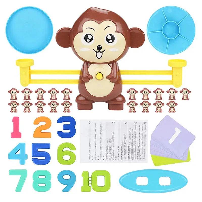 Montessori Math Toy Balance Scale Educational For Kids - ToylandEU